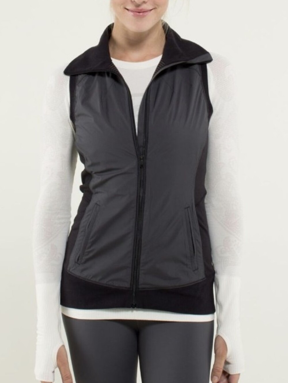 Lululemon Won't Stop Vest Mini Hyper Stripe Baroque Blue / Black